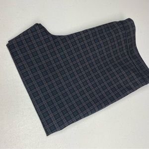 Orange Fashion Brand BLU Check Skinny Slacks, M. Fall Sale